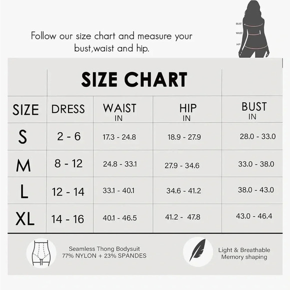 Shapewear Bodysuit for Women VIRAL DAZZLE FAIRY thongTummy Control Low seamless - Picture 10 of 14